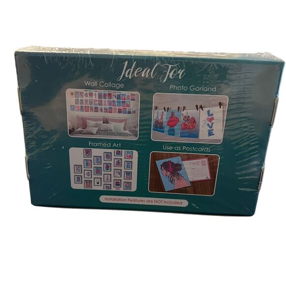 Wall Collage Kit Aesthetic Pictures 60 Piece Set Set 4x6 Pink & Blue Dreams Col. - Picture 3 of 9